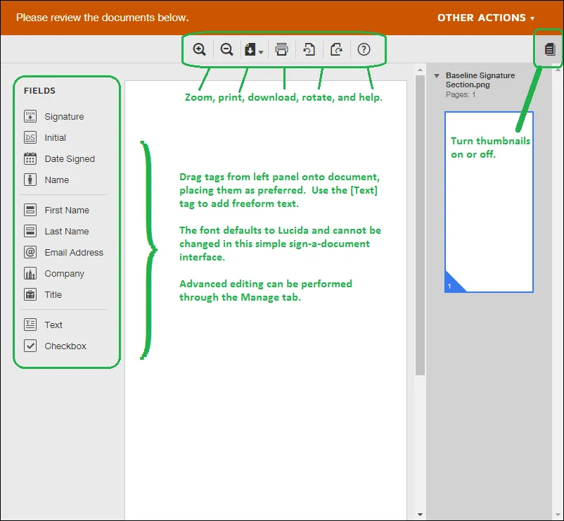 Adding Tags When Self-Signing Adding Tags When Self-Signing