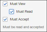 Must View-Read-Accept Document