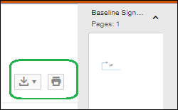 Print or Save a Signed Document